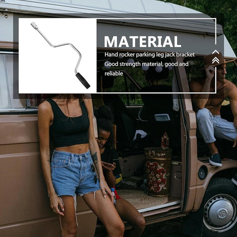 50cm Replacement Jack Crank Handle For Trailer RV Stabilizer Camper Parking Leg Accessory - Image 4